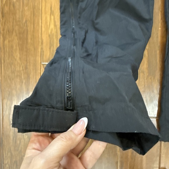 LL Bean Nylon Full Zip Leg Rain Pants Mens Black Vintage USA Hiking Gorp XXL Reg - Picture 2 of 10